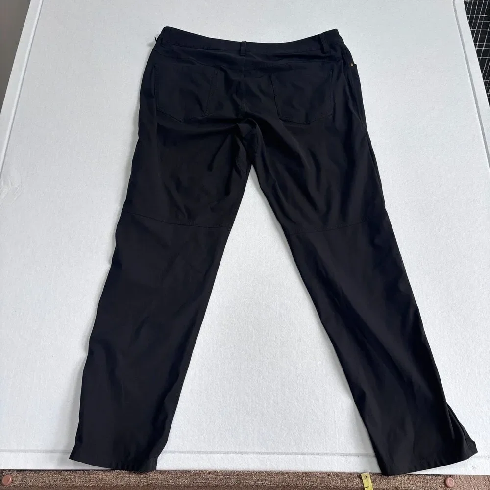 Lululemon ABC Pant Classic Mens 38 Black Performance Warpstreme Golf Work